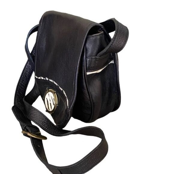 Chocolate Brown Leather Crossbody Bag by Linea Pelle - Picture 3 of 7